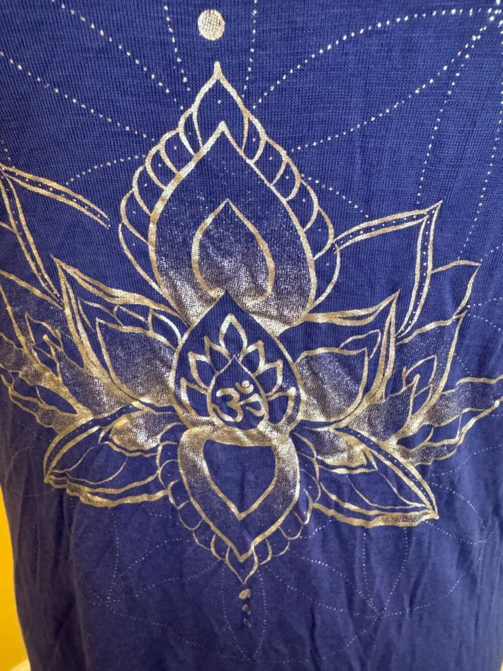 Gaiam Tank Top, Blue and Silver, SIze M - Picture 5 of 5